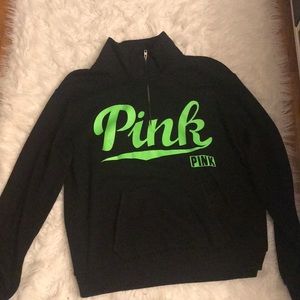 Victoria’s Secret pink quarter zip sweater